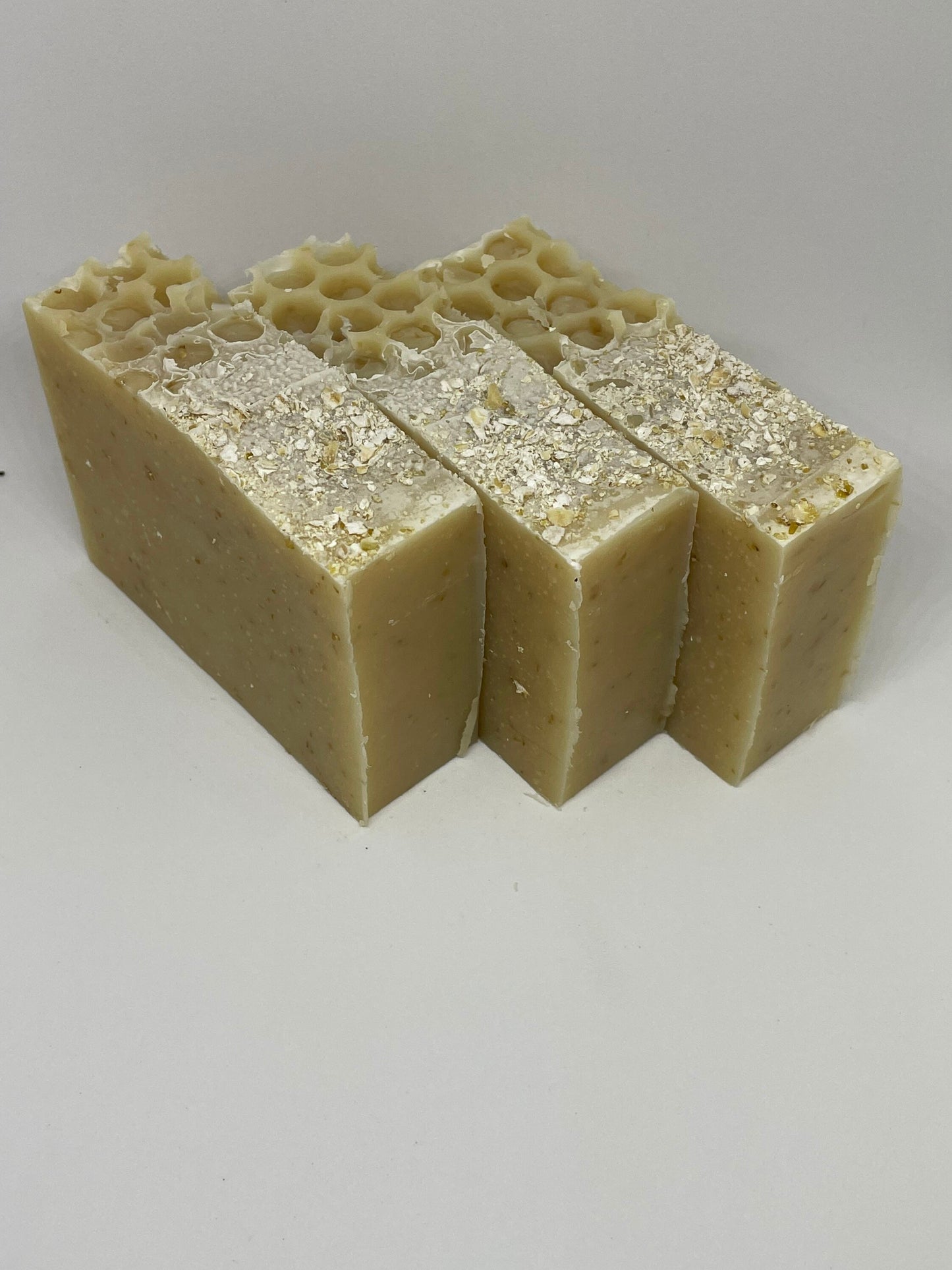 Honey & Oatmeal Soap - Organic, All Natural Cold Processed Soap