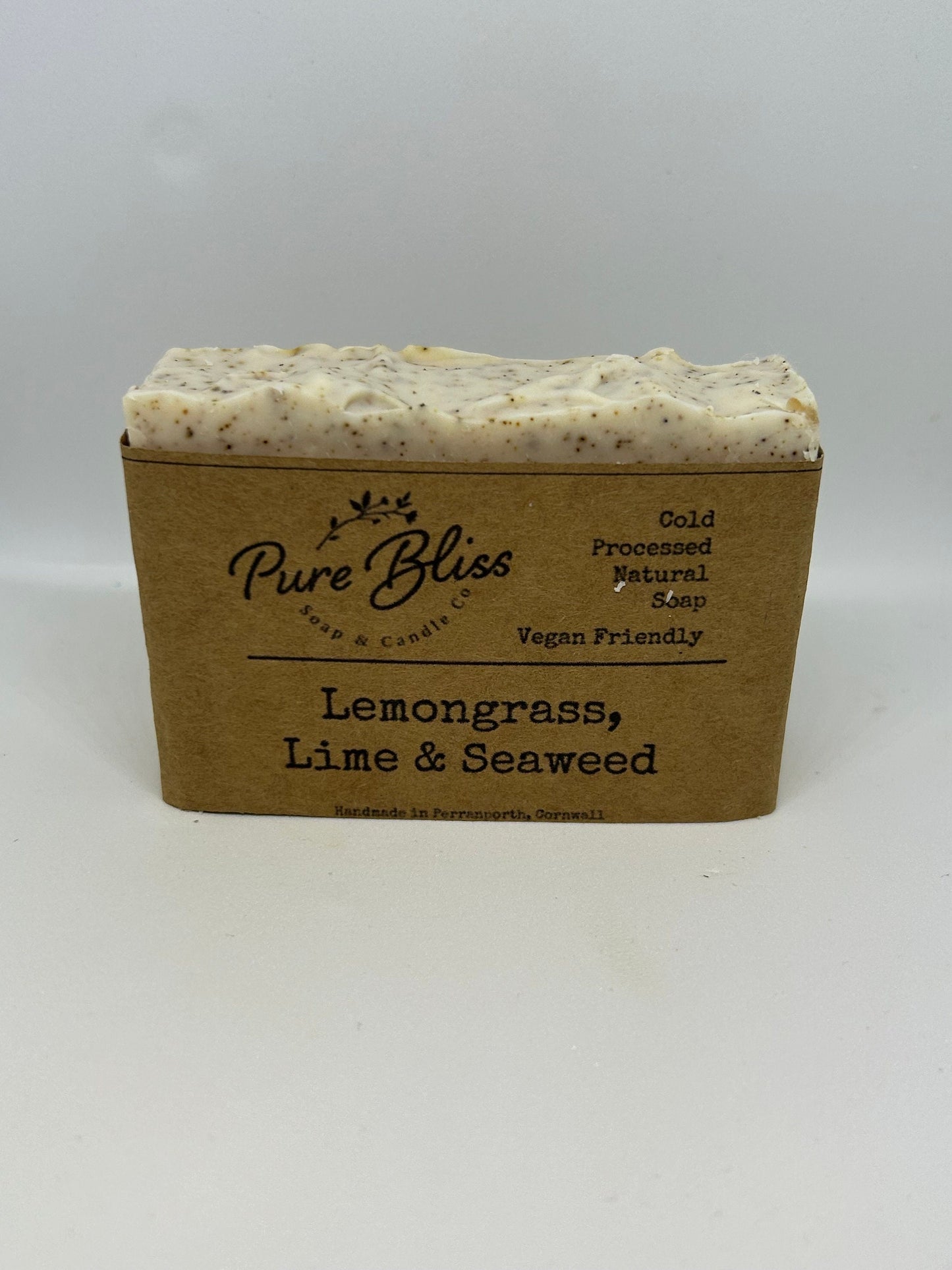 Lemongrass, Lime & Seaweed Soap - Organic, All Natural Cold Processed Soap
