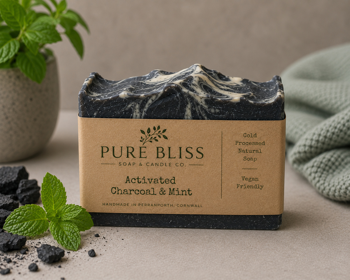 Activated Charcoal & Mint Soap
