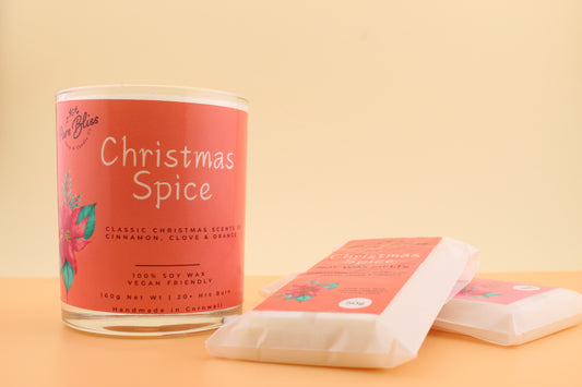 Christmas Spice Candle & Wax Melt Bundle