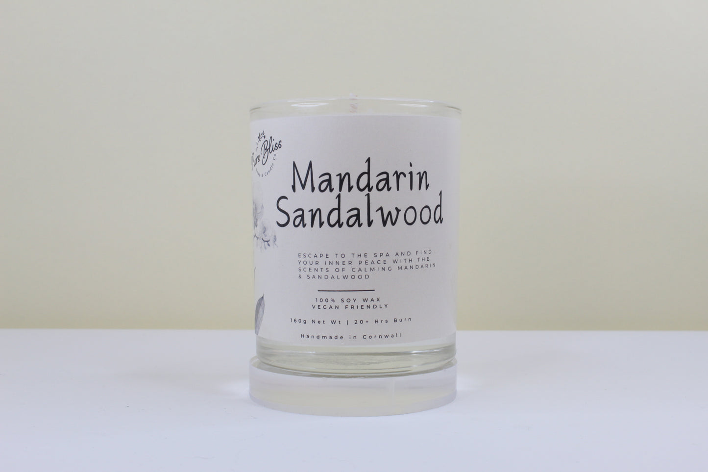 Mandarin Sandalwood Candle - 160g