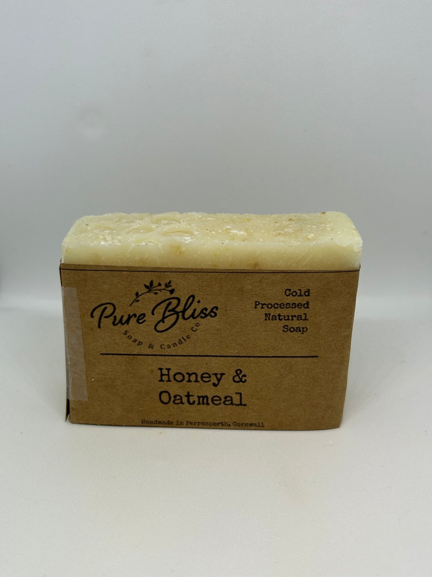 Honey & Oatmeal Soap - Organic, All Natural Cold Processed Soap