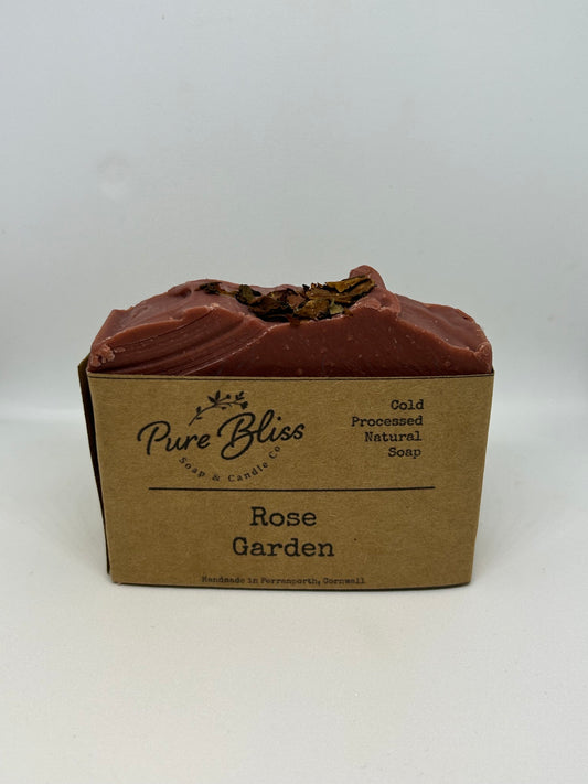Rose Garden Soap - Organic, All Natural Cold Processed Soap