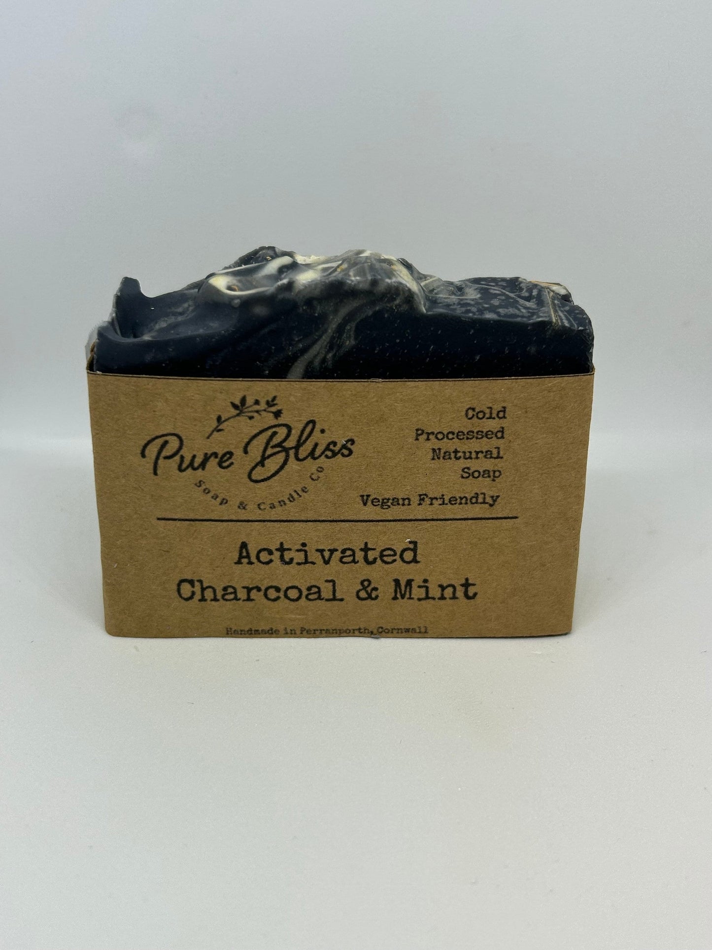 Activated Charcoal & Mint Soap - Organic, All Natural Cold Processed Soap